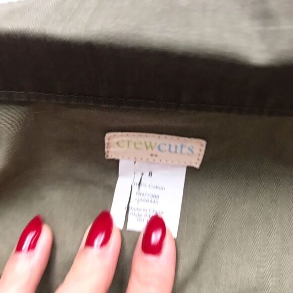 Crewcuts factory dark green light vest EUC 8Y - Picture 5 of 6